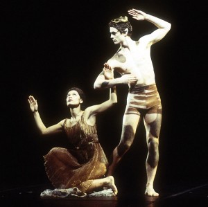 Emmanuelle Huyhn and Boris Charmatz in d'un faune…(éclats), photo: Bertrand Prévost