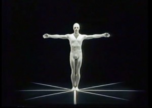 Brian Hanna in Figure in Space from Debra McCall's Oskar Schlemmer Bauhaus Dances