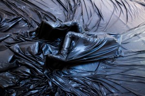 ccap_cloth1_web-1 (Franco photo 2) cloth (under cover) by Cristina Caprioli. Photo: Håkan Larsson. Dancers: Emelie Johansson & Cilla Olsen. Premiered April 12, 2011 at Moderna Museet, Stockholm.